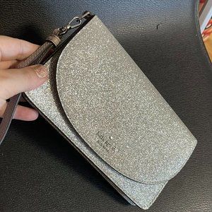 Kate Spade Silver wristlet